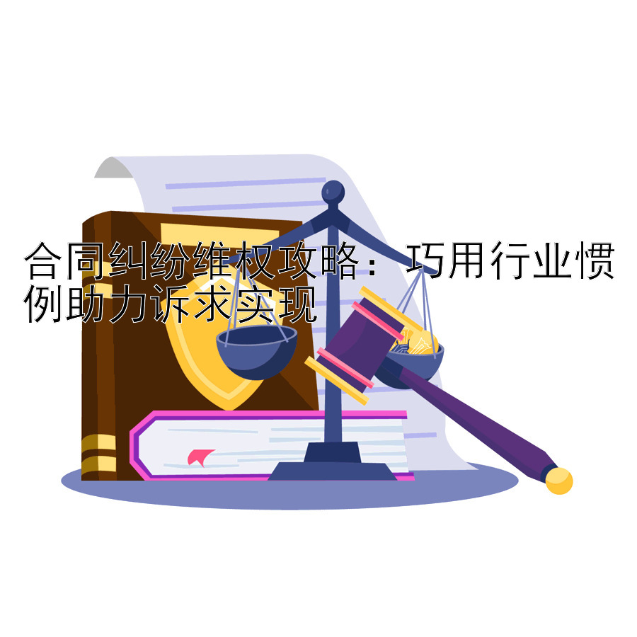 合同纠纷维权攻略：巧用行业惯例助力诉求实现